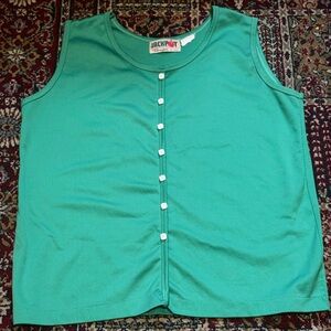 Penningtons Teal Buttoned Top